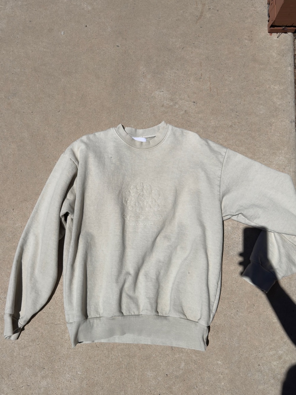 OS Palo Santo Crewneck Sweatshirt in Light Green